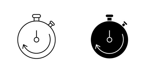Fasting time icon vector illustration for web, ui designs