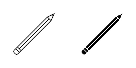 Pencil icon vector illustration for web, ui designs