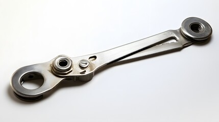 Obraz premium Precision Metal Linkage Mechanism.