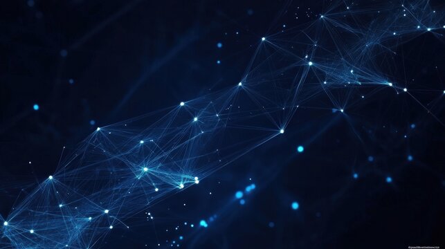 Abstract Network Connections in Dark Space