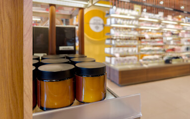 Magic anti-aging cream. Cosmetology and skin care concept.