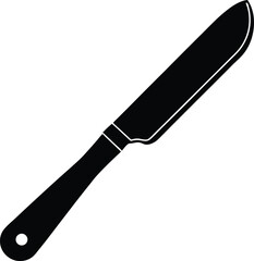 kitchen knife isolated on white