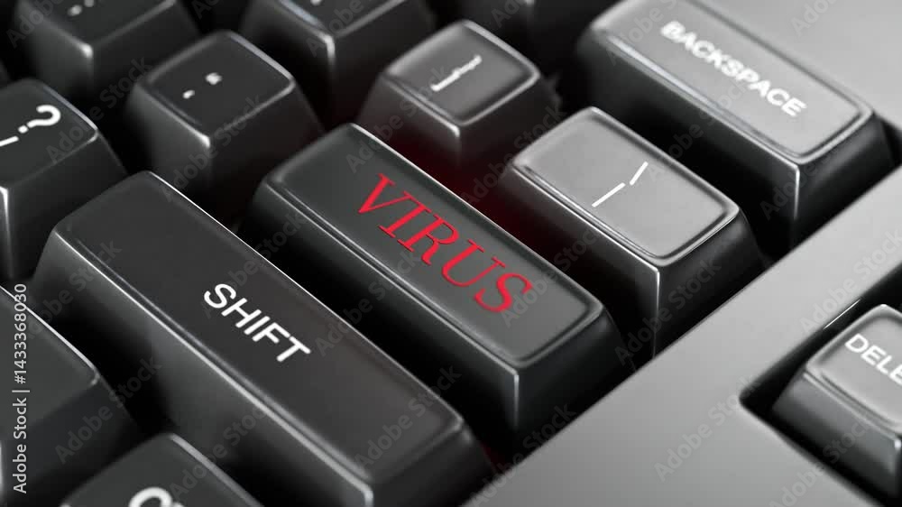 Poster distribution of malware. infection with a computer virus. cyberwar. the concept of a virus attack on