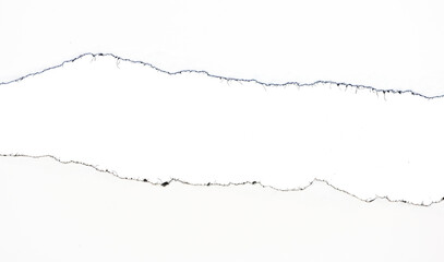 The paper is torn to create a template area. Text area Free space for designs and advertisements or used as a design background.