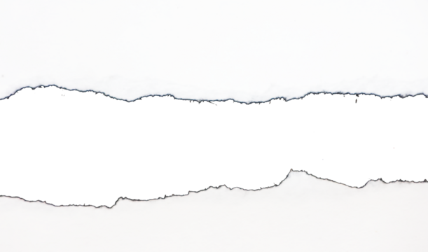 The paper is torn to create a template area. Text area Free space for designs and advertisements or used as a design background.