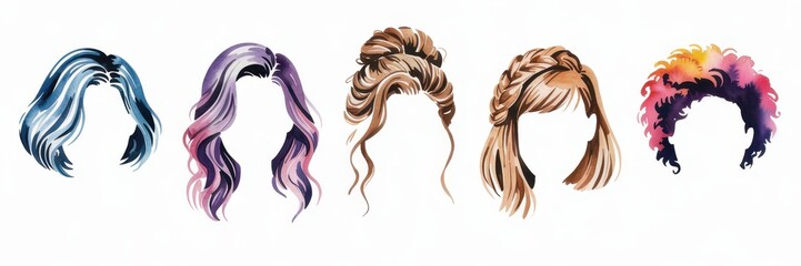 Five diverse hairstyles for women