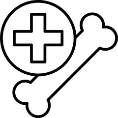 Obraz premium Bone Health Icon