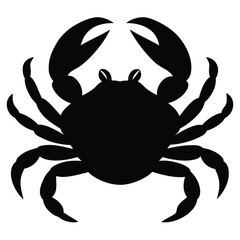 blue crab on white background