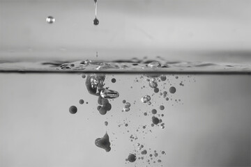 wasser tropfen spritzen spritzer schwarzweiß