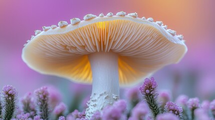 Enchanted Mushroom: A Serene Dawn