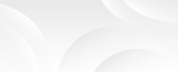 Abstract White Background With Light Wavy and Soft Circle Patterns. simple and creative design imagination