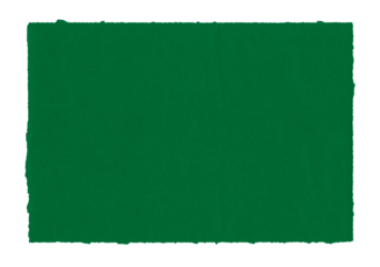 texture background rectangle old green paper torn on transparent background