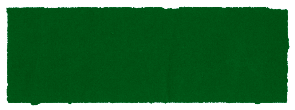 texture background rectangle old green paper torn on transparent background