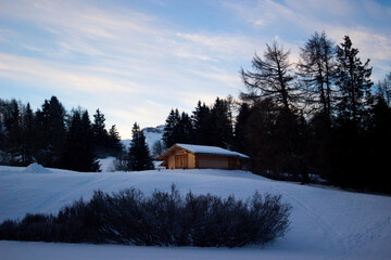 Alpe di Siusi in invernoz