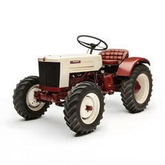 Obraz premium Vintage Tractor with Studio Shot. (1)
