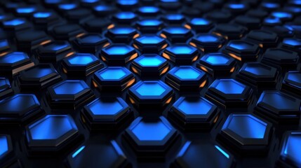 Fototapeta premium Abstract Geometric Hexagon Pattern