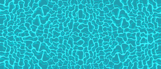 Cartoon-style water texture with vibrant aqua ripples and dynamic wave shapes. Perfect for 2D games,  use in mobile games, platformers, kids&rsquo; apps, and casual games. 