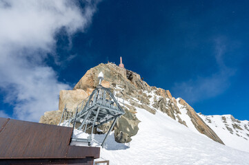 Aiguille du Midi - The highest cable car station in France.	
