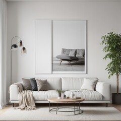 modern living room, living room interior, modern living room with bed