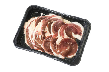 Raw beef steak transparent background png file