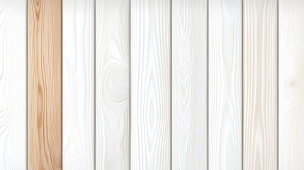 Obraz premium Light and Natural Wood Planks Background Texture