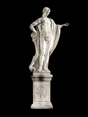 Obraz premium Viale boschivo al tramonto