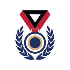 Vector illustration of Medal