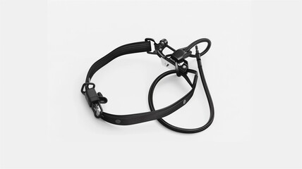 Photorealistic image of a collapsible cord holder with soft edges on a white background