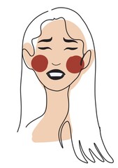 Illustration of woman 