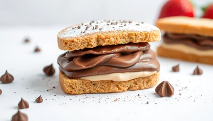 Chocolate sandwich cookie treat