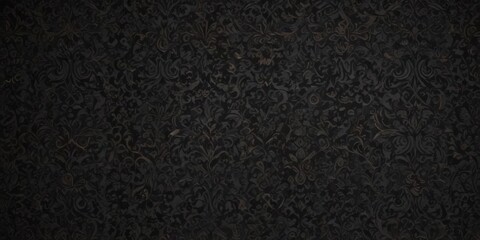 Fototapeta premium Dark, elegant gothic damask wallpaper pattern Intricate seamless design with dark motifs , elegant, seamless pattern