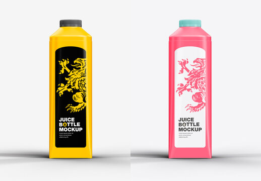Juice Bottle Mockup