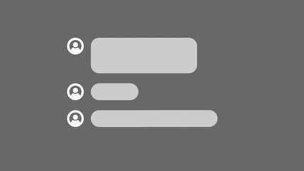 Clean Minimal Social Media Live Comment