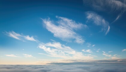 Captivating cloud patterns above the horizon nature photography serene sky aerial view tranquility