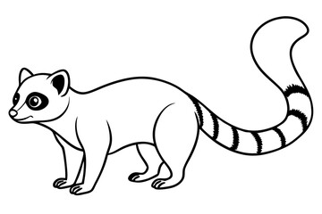 Modern Ringtail Sketch