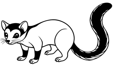 Modern Ringtail Sketch