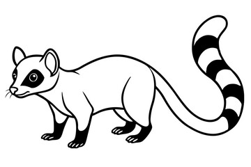 Modern Ringtail Sketch