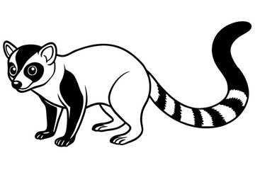 Modern Ringtail Sketch