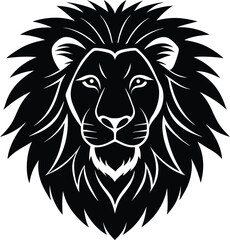 lion head vector illustration