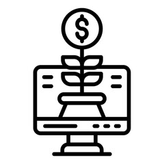 Money Plant Icon
