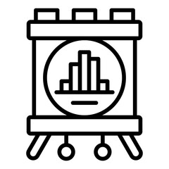Obraz premium Presentation Icon