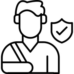 Personal Injury Protection Icon