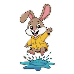 31.epsEk khush cartoon rabbit hai jo ek badi si gajar haath mein pakde hua hai. Usne pink jacket pehni hai aur confident pose mein khada hai. Ye image ek energetic aur healthy bunny ko dikhata hai.