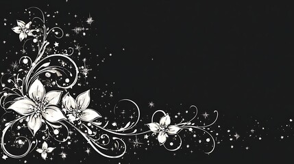 Elegant Floral Corner Design. (21)