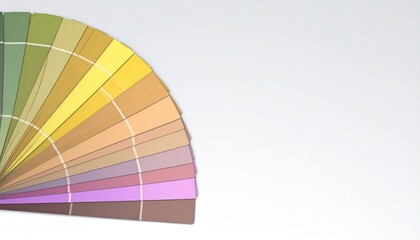 Obraz premium Color palette exploration studio graphic design creative environment aesthetic viewpoint art concept