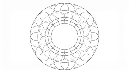 Mandala art design digital illustration circular patterns creative workspace aesthetic artistic expression