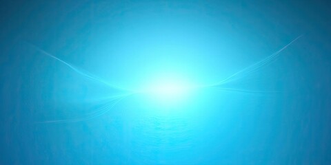 Aqua Light Background, Curved Lines, Glow Effect, Gradient Texture, Cyan