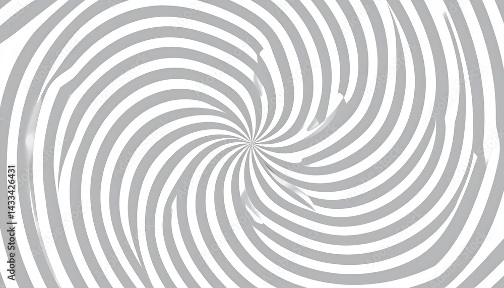 Aufkleber spiral motion pattern digital art abstract design grey tones close-up view visual illusion