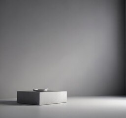 Elegant gray backdrop, soft light casts subtle shadows on product ,  photography,  soft light,  still life