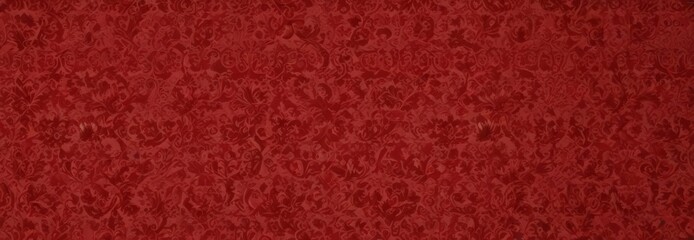 Intricate red damask wallpaper, opulent design , red, vintage design, interior
